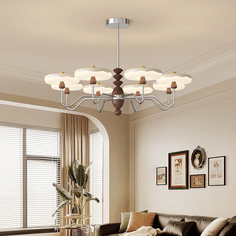 法式奶油风客厅吊灯中古风全光谱护眼飞碟卧室书房创意灯具casagd,家装灯饰光源,客厅吊灯,淘宝优惠券,粉丝福利购,淘宝优惠卷