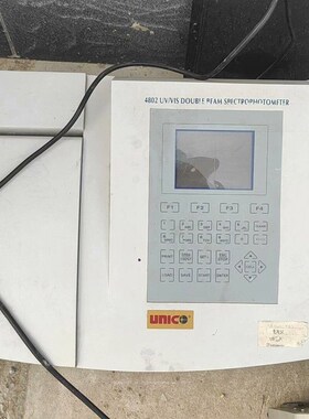 UNICO 尤尼柯4802 紫外可见分光光度计 一直响  屏
