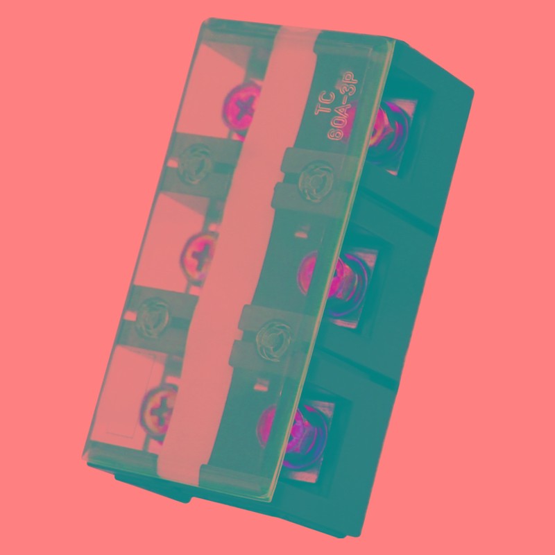 大电流接线端子 接线排 接线板 电线连接器 TC-603 60A 3P接线柱