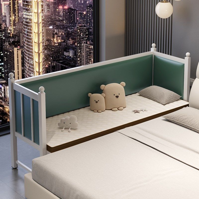 铁艺软包儿童床家用床边防撞高围栏婴幼儿加宽大人可睡无缝拼接床,住宅家具,儿童拼接床,淘宝优惠券,粉丝福利购,淘宝优惠卷