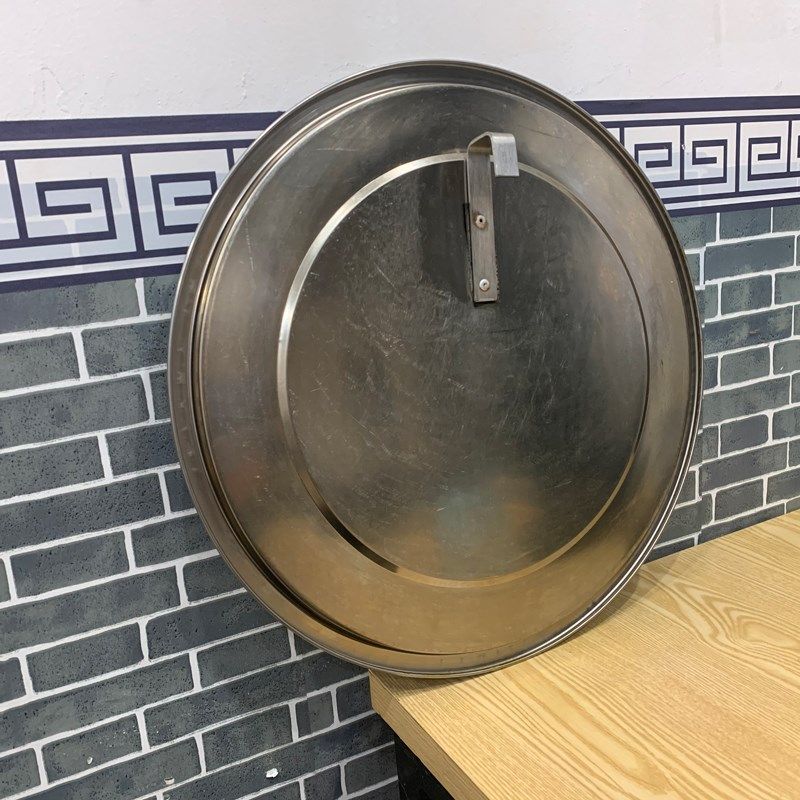 带挂钩子煮面炉盖子保温盖锅盖子圆盖通用煮面锅商用配件汤炉面桶