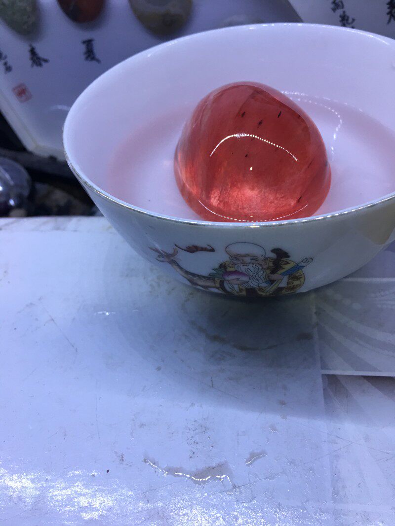 天然雨花石红蛋 江苏东诲水晶红蛋 天然原石园艺多肉魚缸花盆装饰