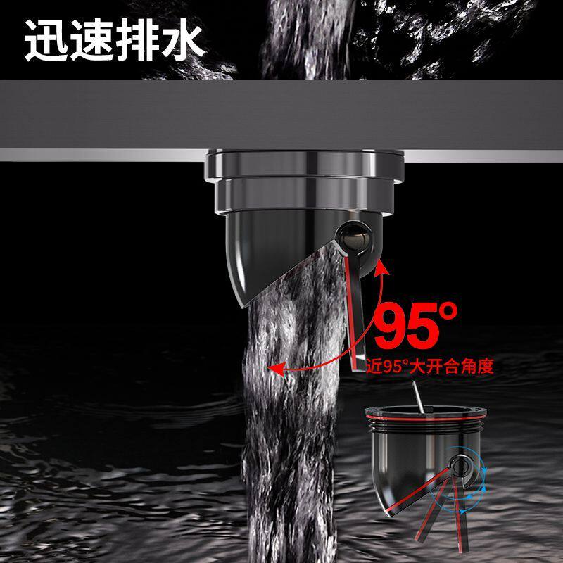 全铜防臭地漏芯条纹大排量淋浴防返味水长条隐藏式条形方形地漏