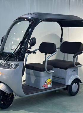 新BDD款棚带电动三车接送孩子双客货两用休闲排电瓶车老年轮代步