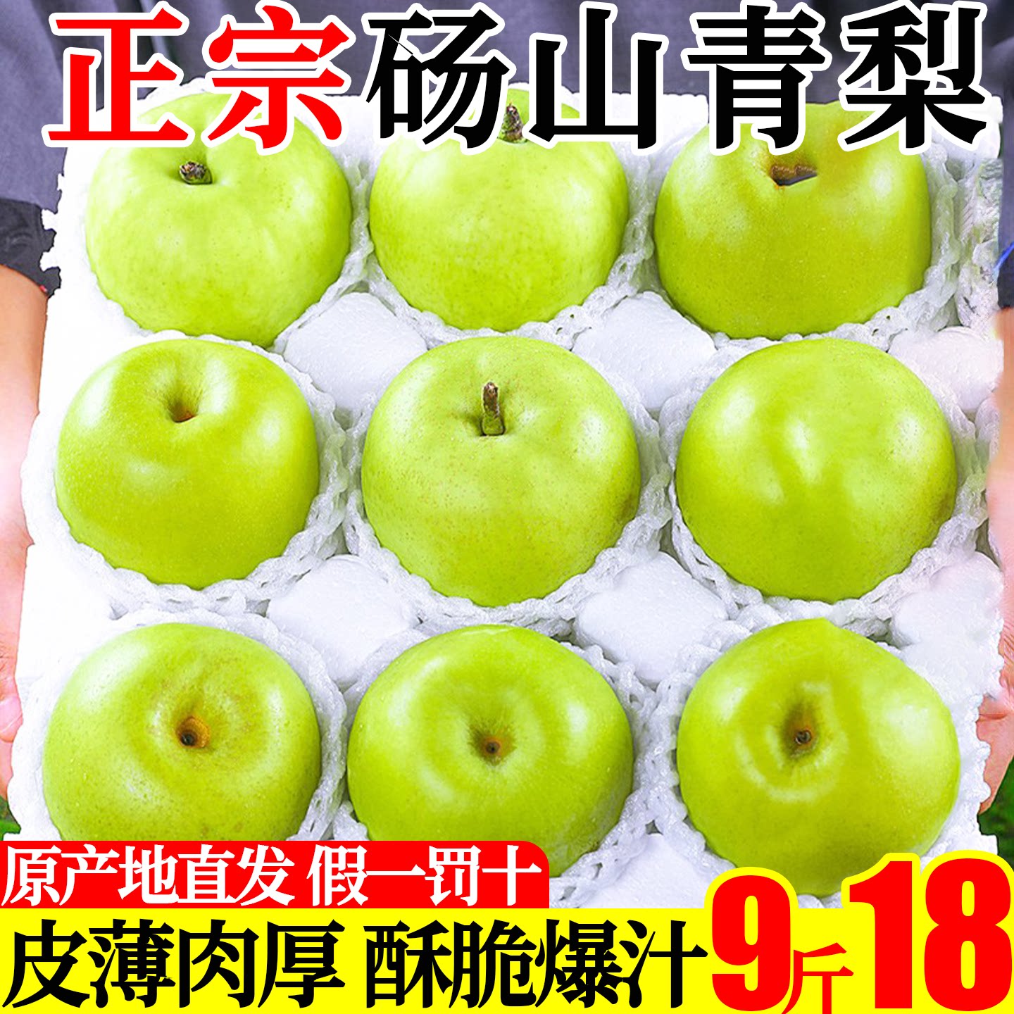 安徽砀山酥梨子新鲜水果应季整箱