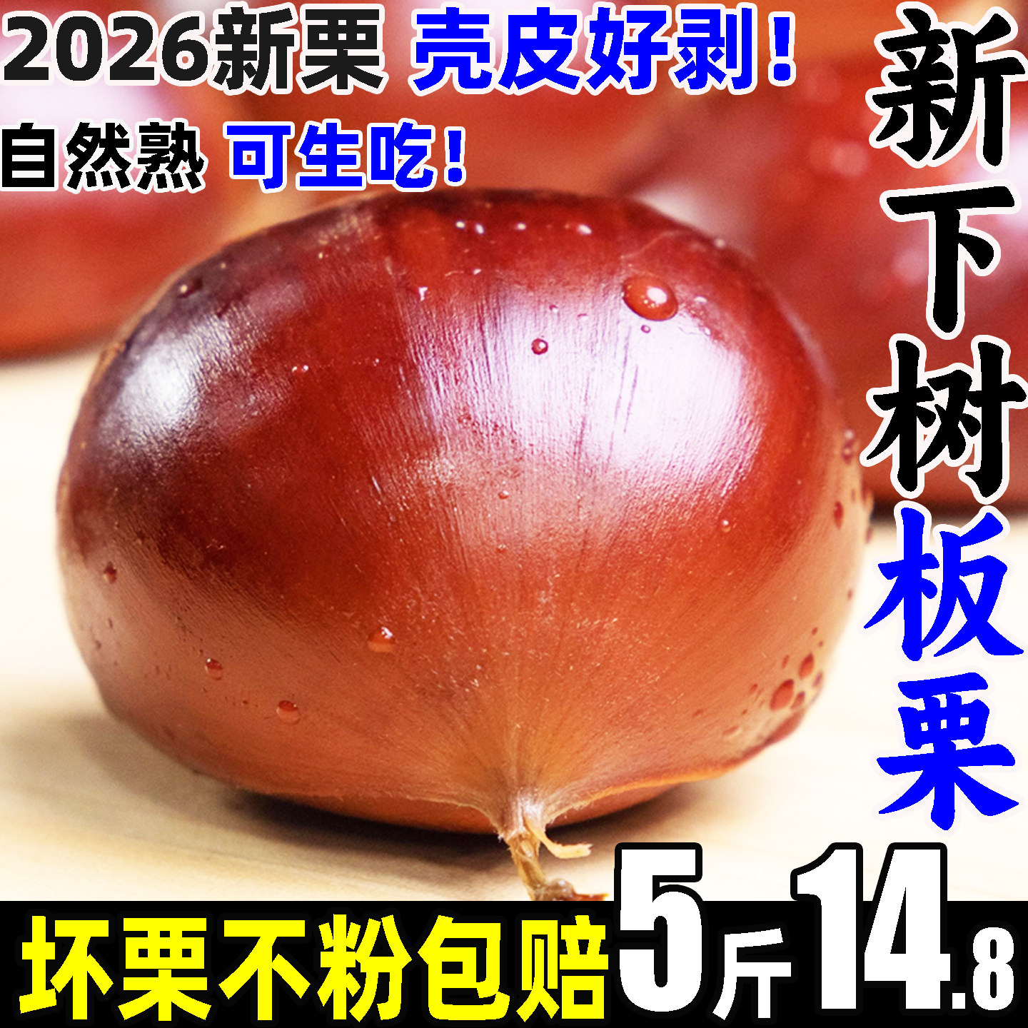 云南板栗生新鲜毛油栗子2026小嫩现摘5正宗当季非高山锥栗批发斤A