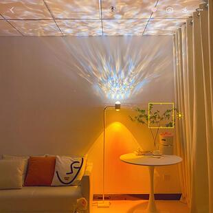 网落日直播背景高38177级夕阳灯日落灯双水头间氛围灯客红厅落地