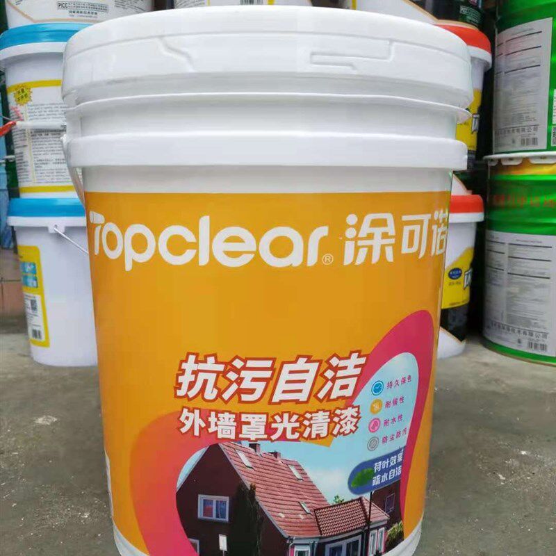 涂可诺水性外墙罩光漆 罩面漆 防尘漆 石头漆真石漆透明罩面光油