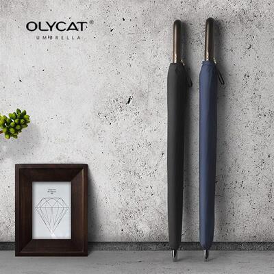 OLYCAT欧力猫24骨复古木柄长柄伞加固结实防风 直杆伞