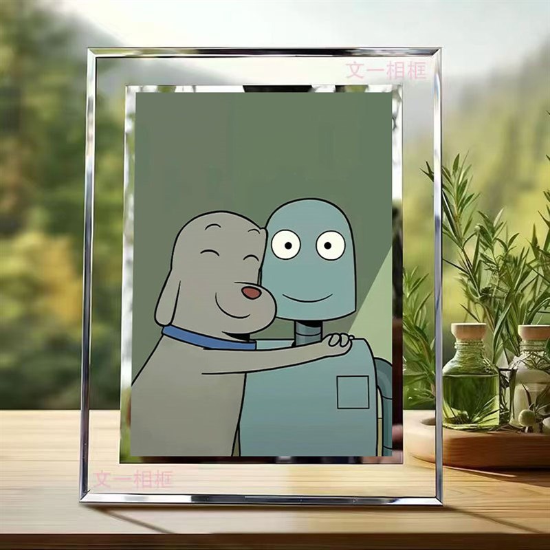 机器人之梦相框学生版水晶相框房间宿舍桌面小摆件送朋友闺蜜摆台