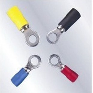 铜线耳圆形预绝缘端头 铜鼻子 500只 科威RV冷压接线端子RV5.5