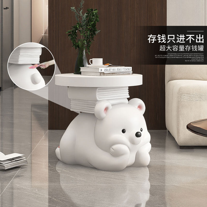 大熊客厅落地摆件边几存钱罐只进不出装饰品电视柜沙发旁床头乔迁,家居饰品,落地摆件,淘宝优惠券,粉丝福利购,淘宝优惠卷
