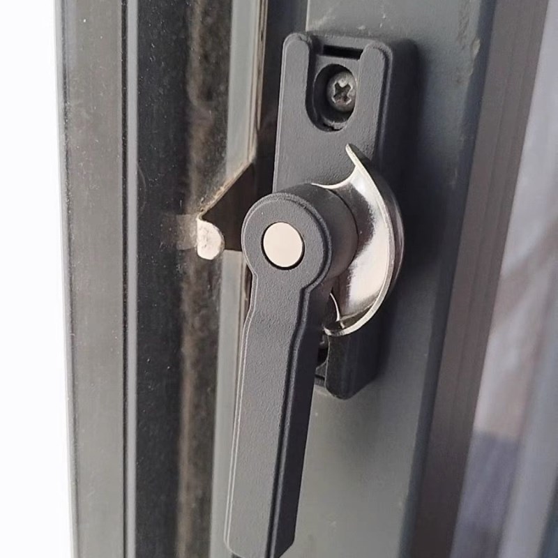 窗户锁钩锁栓塑钢窗铝合金老式不锈钢配件平移搭扣方柄月牙锁门窗