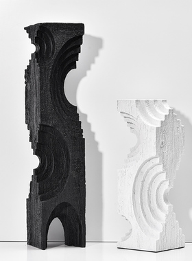 简约艺术家居饰品办公室玄关软装摆饰创意酒店房间桌面工艺品摆饰