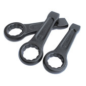 150mm 单边敲击扳手锤子敲打24 重型敲击梅花扳手 单头梅花扳子