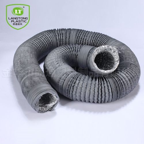 PVC铝箔新风管道软管伸缩软管 管道通风排烟铝箔风管吸烟管8米长