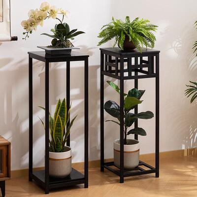 台架子大16508制厅用花阳花盆架子客厅植物架木落地室内可移动多