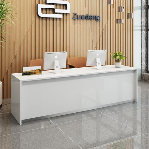 前台收银台图文店柜台房产中介咨询台烤漆旅行社办公桌公司接待台