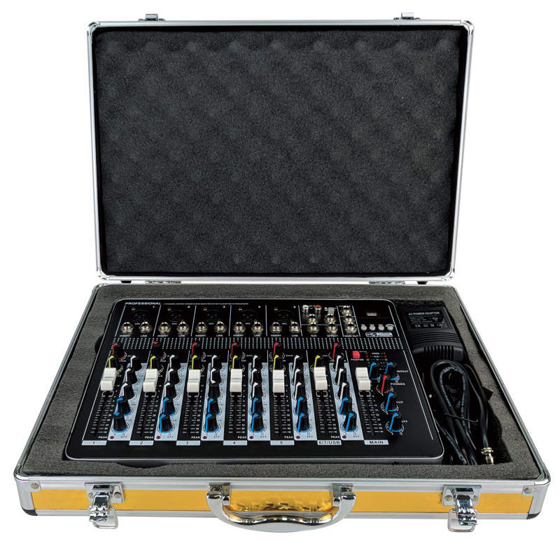 专业调音台四路带带效果USB接口网络K歌主播路调音台小型