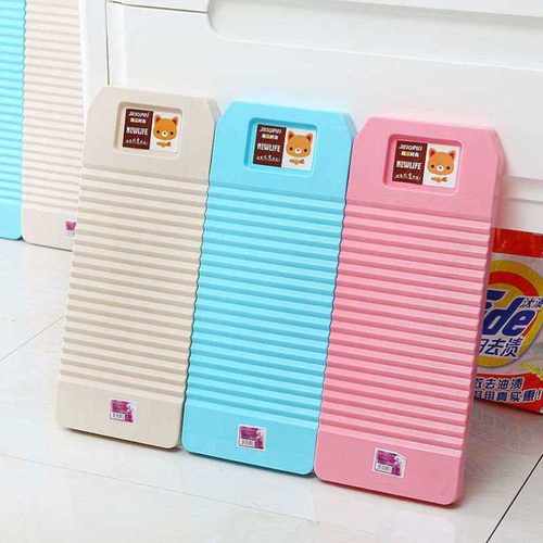 洗衣板洗衣盆搓衣板带皂盒迷你创意跪用塑料厚 家用防滑加厚大号