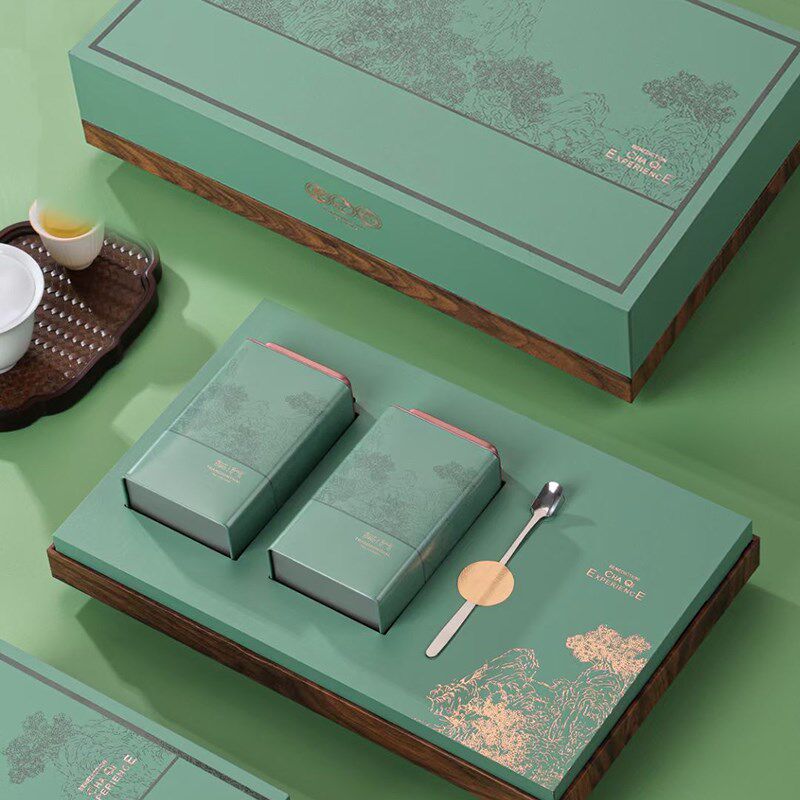 明前龙井茶叶礼盒装空盒一斤装茶叶罐西湖狮峰茶叶包装盒定制