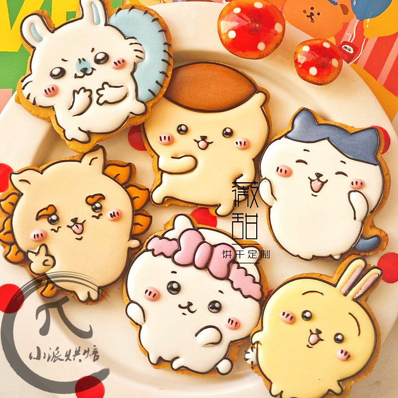 薇甜老师乌萨奇小八chiikawa糖霜饼干模具飞鼠卡通动物可爱