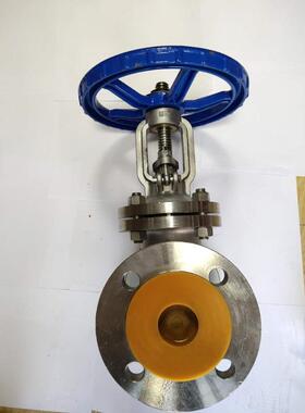 北远大阀门3N16L不锈177钢Z41-W-10/16/河25RL法兰明杆闸阀D40DN4