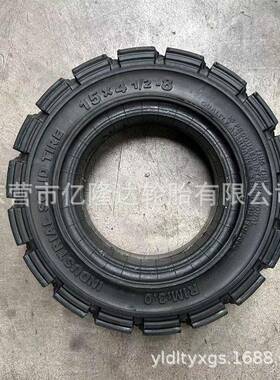 E实LOA0DER叉车轮胎心18*7-8机场拖车扫268地车35-515x41/2-8轮胎