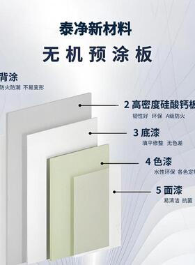 冰火板抗无97150机预板洁净板级防A火装饰板医院涂学校护墙板菌板
