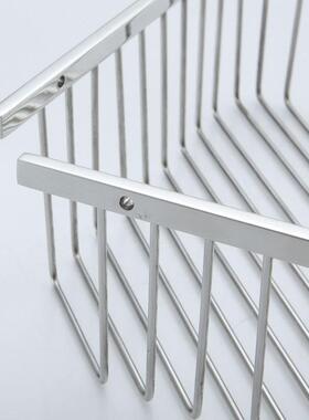 不锈钢三架浴COJ角室厨房卫生卫浴置物架创0意打孔34三角挂架间小