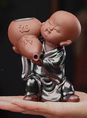 功茶具茶道配陶瓷沙滤弥泡茶过器网57938件创夫意小和尚紫砂茶漏