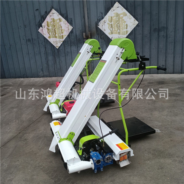 双口袋收谷机自走式水稻装袋机电动扒沙扒料机