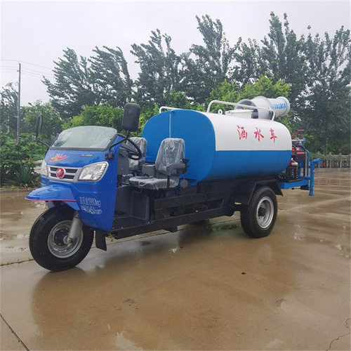 电动三轮高压雾炮环卫洒水车