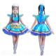 高档儿幼童藏族演出服小学生儿园服表演服水袖 舞女蹈服装 蒙古童走