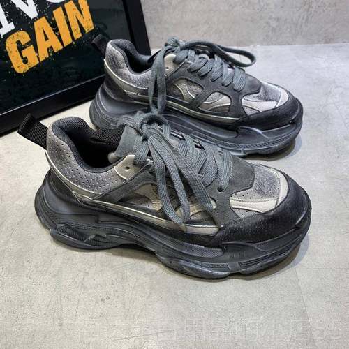 高档ins春男潮秋季2024新款流鞋运休闲鞋真皮透气皮鞋男鞋子动男