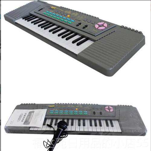 高档37键带话筒双电儿型童学练多功能电子供琴乐器儿童教音早乐玩