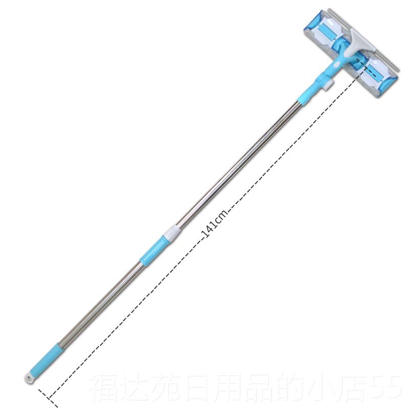 高档尘博士双擦窗器伸缩杆擦玻璃器璃刮水楼器高清洗器玻刷保洁面
