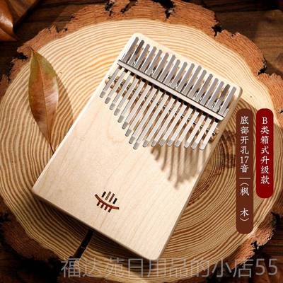 高档鲁儒器拇指卡琴林巴琴正品17女音初学乐简单易学8音生21音手