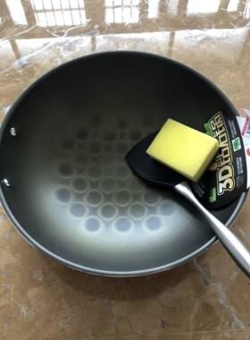 高档厨得乐锅3钻石锅不粘锅家用炒烟菜锅D少油圆底炒锅铝合金燃气