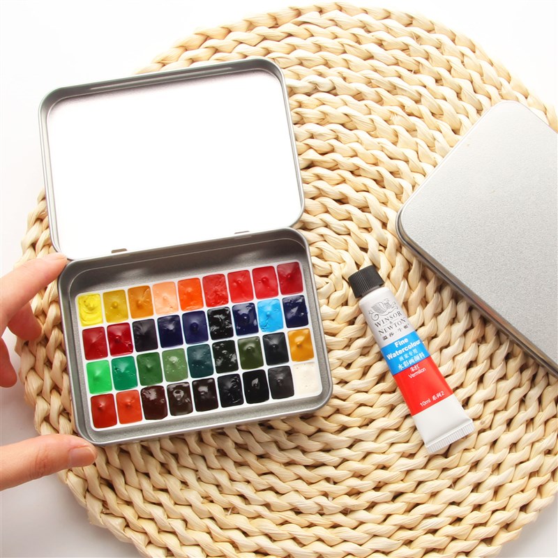 固体水彩分装颜料温莎牛顿 史明克  梵高 2色3色39色0.5mL1mL