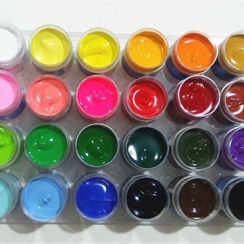 马蒂斯脱胶水粉颜料2色装颜料广告画颜料每瓶22ML 送画笔