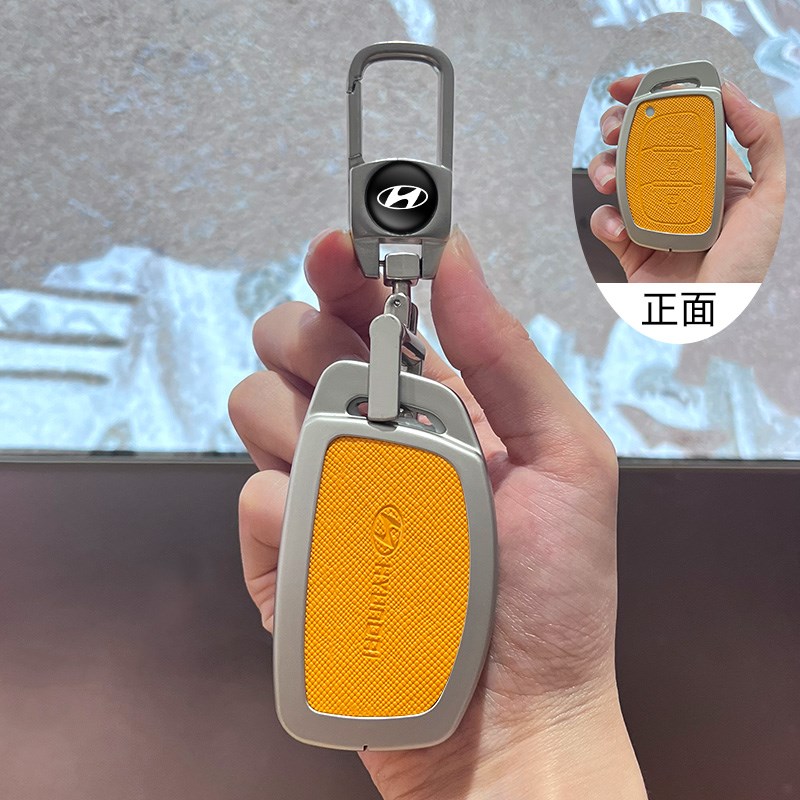 现代ix钥匙伊兰特朗动领动名图悦动瑞纳胜达菲斯塔合金壳扣