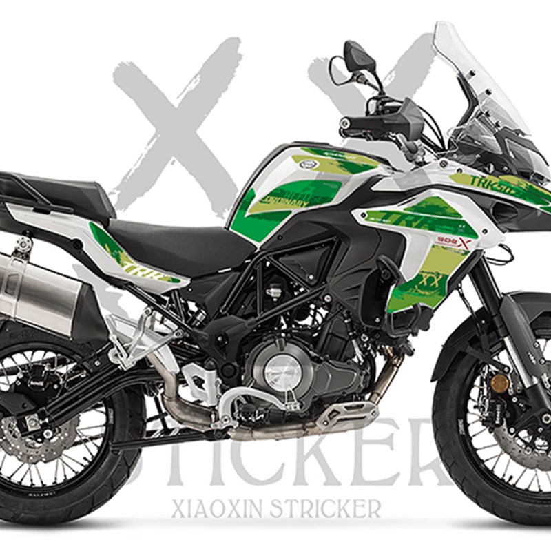 适用于TRK2X贝纳利金鹏2改装全车贴纸贴花拉花版画防水三箱贴