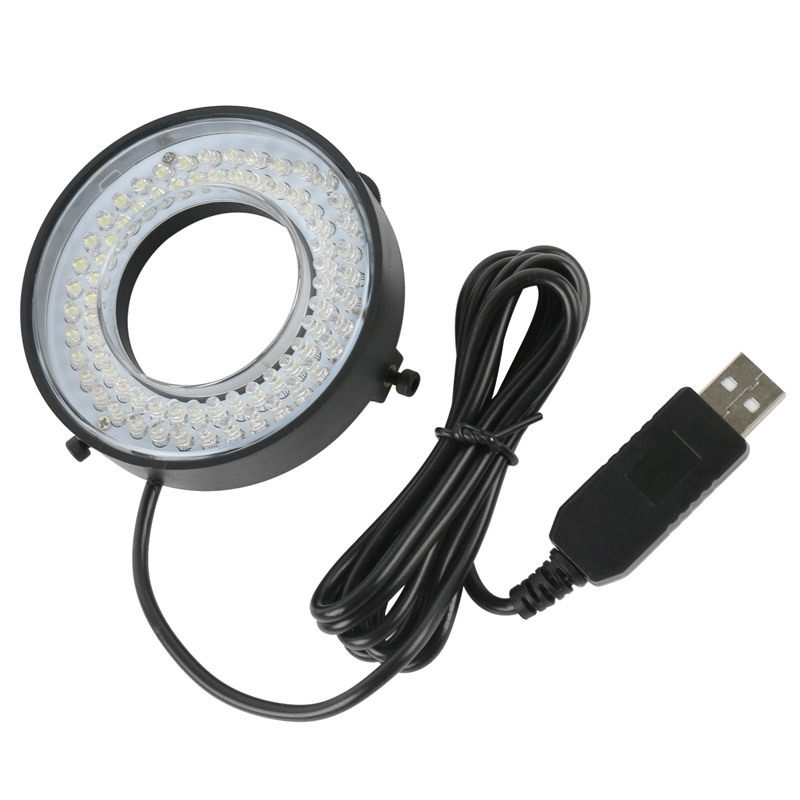 72LED144LED可调节环形灯显微镜光源工业相机补光灯