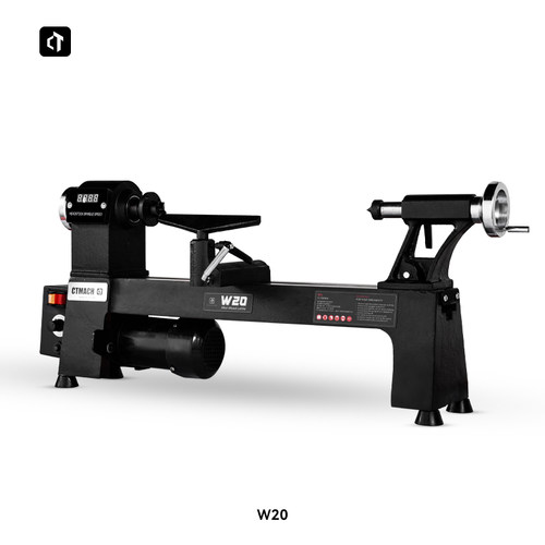呲铁W30小型家用木工车床多功能微型迷你木旋机床无级变速木工车