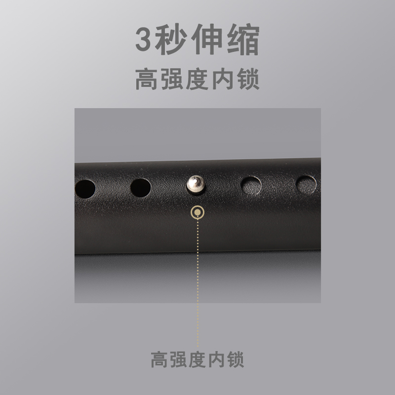 缎工 免打孔窗帘杆免钉安装窗帘伸缩杆伸缩晾衣杆收缩杆衣架杆