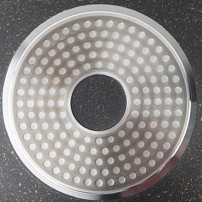 左家右厨30cm麦饭石色铸铝不粘小炒锅家用灶燃气灶电磁炉专用