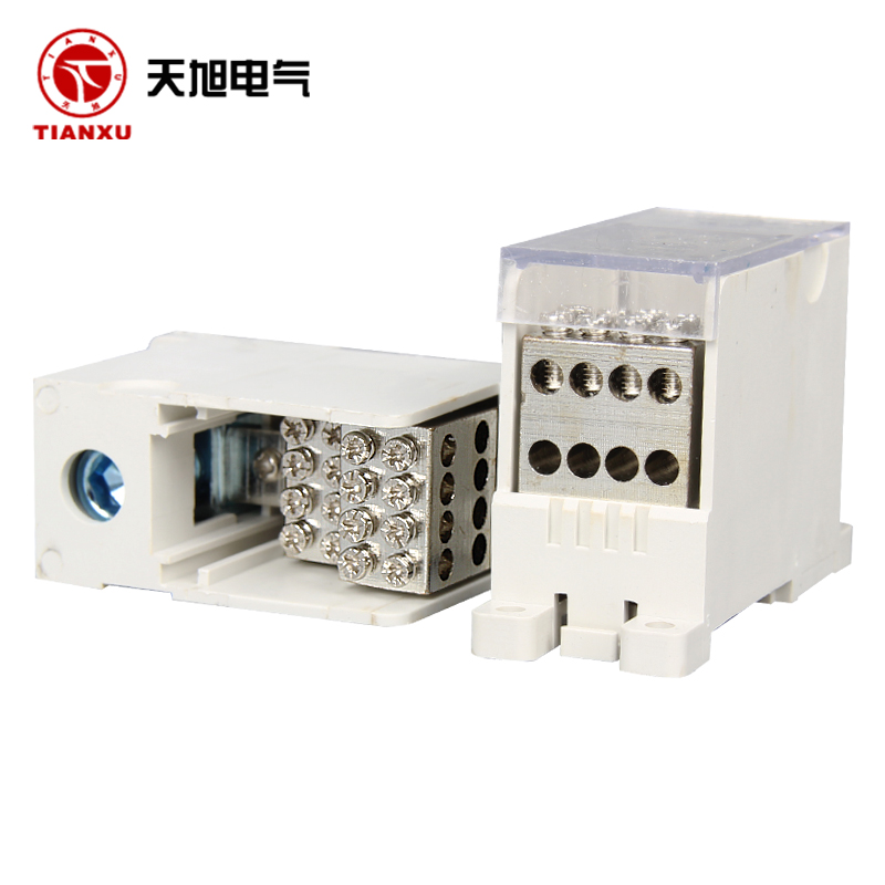 自升接线端子一进八出FJQ-2/8x10分线器电线一进多出接线盒