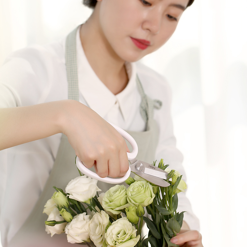 家用园艺剪刀宽头鲜花剪花艺花道修枝剪插花枝花卉小树枝修剪工具