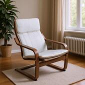 昂波沙发椅O无品牌 ANG桦木弯曲木单人舒服久坐不P累懒人椅可坐可